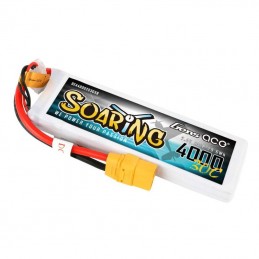 Battery Gens Ace Soaring 4000mAh 7.4V 30C 2S1P XT90