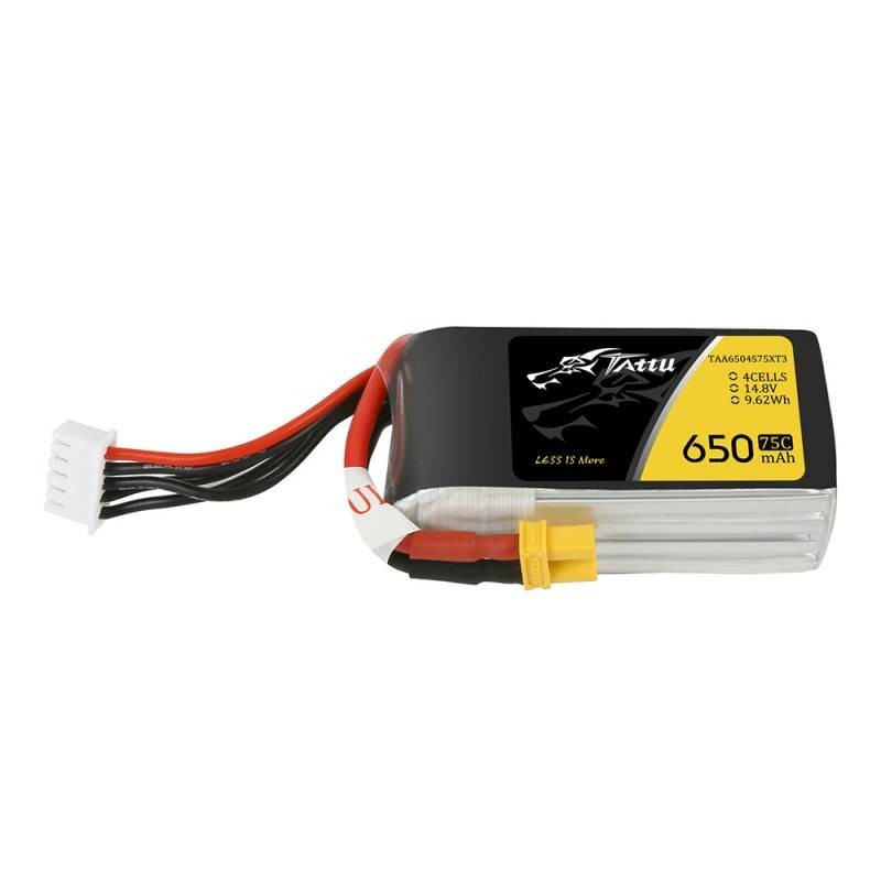 Battery Tattu 650mAh 14.8V 75C 4S1P XT30