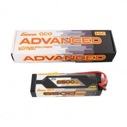 Battery LiPo Gens Ace Advanced 6500mAh 11.4V 100C HardCase EC5