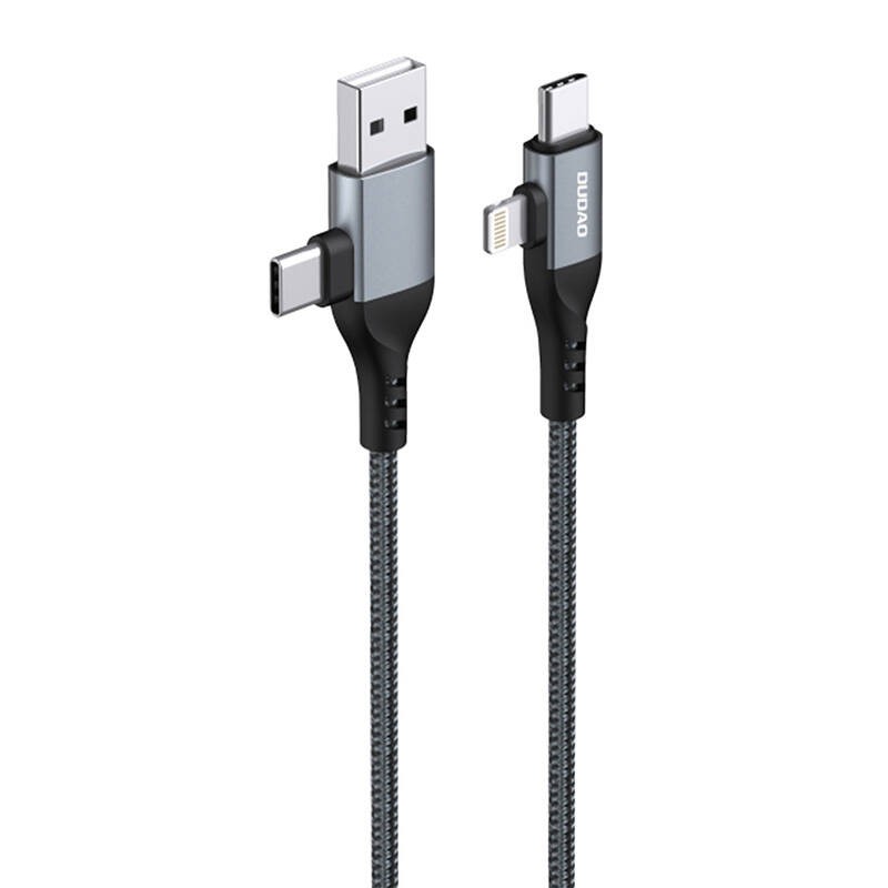 Cable Dudao L20PRO 4in1, 1m (black)