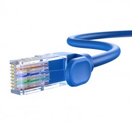 Round Cable Baseus Ethernet RJ45, Cat.6, 0,5m (blue)