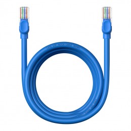 Round Cable Baseus Ethernet RJ45, Cat.6, 3m (blue)