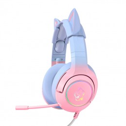 Gaming headphones ONIKUMA K9 Pink/Blue