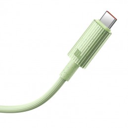 Fast Charging cable Baseus USB to USB-C Habitat Series 1m 100W (green)