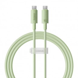 Fast Charging cable Baseus USB-C to USB-C Habitat Series 1m 100W (green)