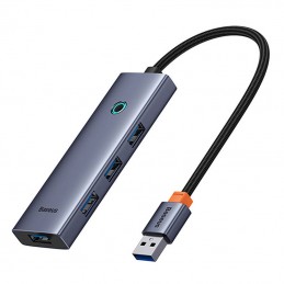 4in1 Hub Baseus  UltraJoy USB-A do 4xUSB 3.0 (space grey)