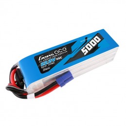 LiPo Gens ace G-Tech 5000mAh 22.2V 45C 6S1P  battery with EC5 plug