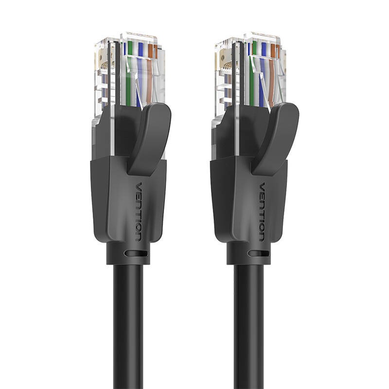 UTP Category 6 Network Cable Vention IBEBD 0.5m Black