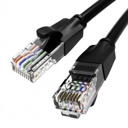 UTP Category 6 Network Cable Vention IBEBD 0.5m Black