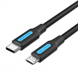 USB-C 2.0 to Micro-B 2A cable 2m Vention COVBH black