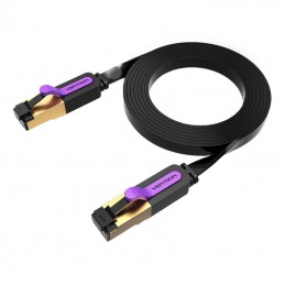 Flat UTP Category 7 Network Cable Vention ICABG 1.5m Black