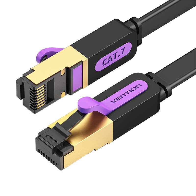 Flat UTP Category 7 Network Cable Vention ICABI 3m Black