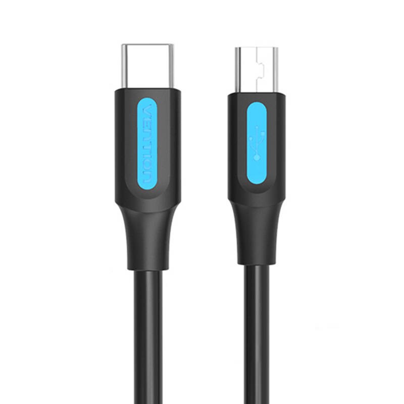 USB-C 2.0 to Mini-B 2A cable 1m Vention COWBF black