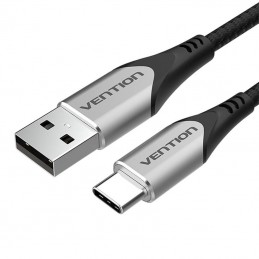 USB 2.0 A to USB-C 3A cable 0.5m Vention CODHD gray