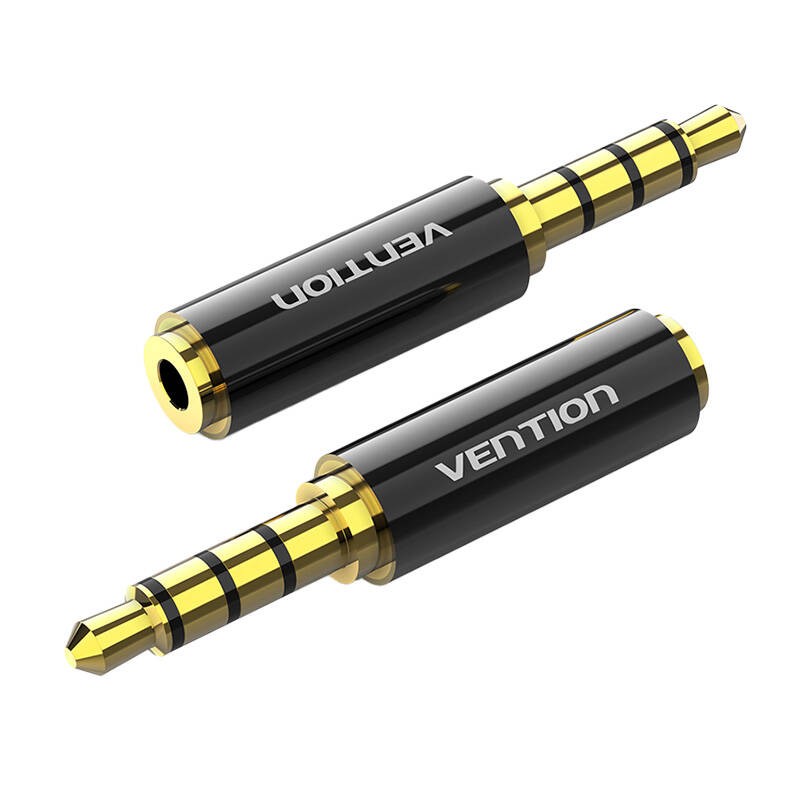 Audio adapter Vention BFBB0 3.5mm male to 2.5mm female black