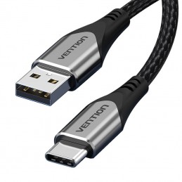 USB 2.0 A to USB-C 3A Cable Vention CODHF 1m Gray