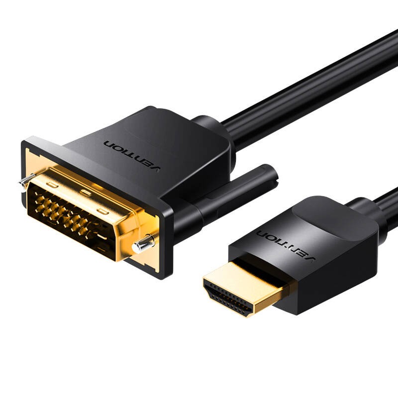 HDMI to DVI Cable 2m Vention ABFBH (Black)