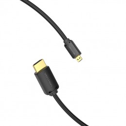 HDMI-D Male to HDMI-A Male 4K HD Cable 1m Vention AGIBF (Black)