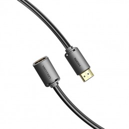 HDMI-A Male to HDMI-A Female 4K HD PVC Cable 1m Vention AHCBF (Black)