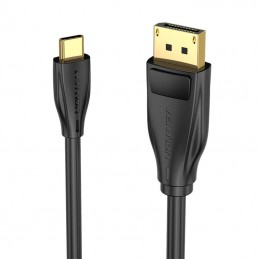 USB-C to DisplayPort 8K HD Cable 1.5m Vention CGYBG (Black)