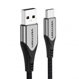 USB 2.0 A to USB-C 3A Cable Vention CODHI 3m Gray