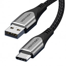 USB 2.0 A to USB-C 3A Cable Vention CODHI 3m Gray