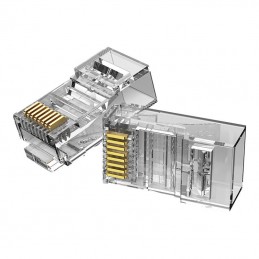 Modular RJ45 Cat.6 UTP Connector Vention IDDR0-10 Transparent 10 pcs.