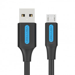 USB 2.0 A to Micro-B 3A cable 0.25m Vention COLBC black