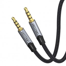 TRRS 3.5mm Male to Male Aux Cable 0.5m Vention BAQHD Gray