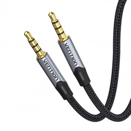 TRRS 3.5mm Male to Male Aux Cable 1m Vention BAQHF Gray