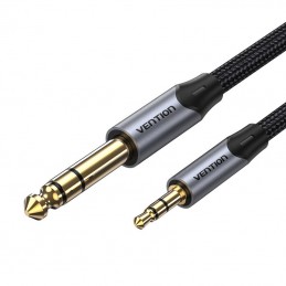 3.5mm TRS Male to 6.35mm Male Audio Cable 2m Vention BAUHH Gray