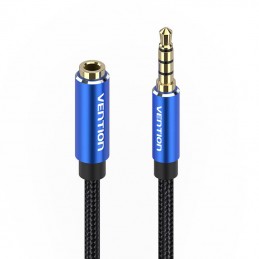 TRRS 3.5mm Male to 3.5mm Female Audio Extender 1m Vention BHCLF Blue