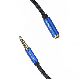 TRRS 3.5mm Male to 3.5mm Female Audio Extender 1m Vention BHCLF Blue