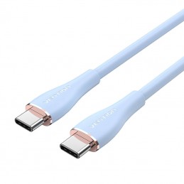 USB-C 2.0 to USB-C 5A Cable Vention TAWSG 1.5m Light Blue Silicone