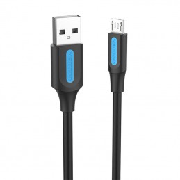 USB 2.0 A to Micro-B 3A cable 0.5m Vention COLBD black