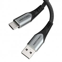 USB 2.0 A to Micro-B 3A cable 1.5m Vention COAHG gray