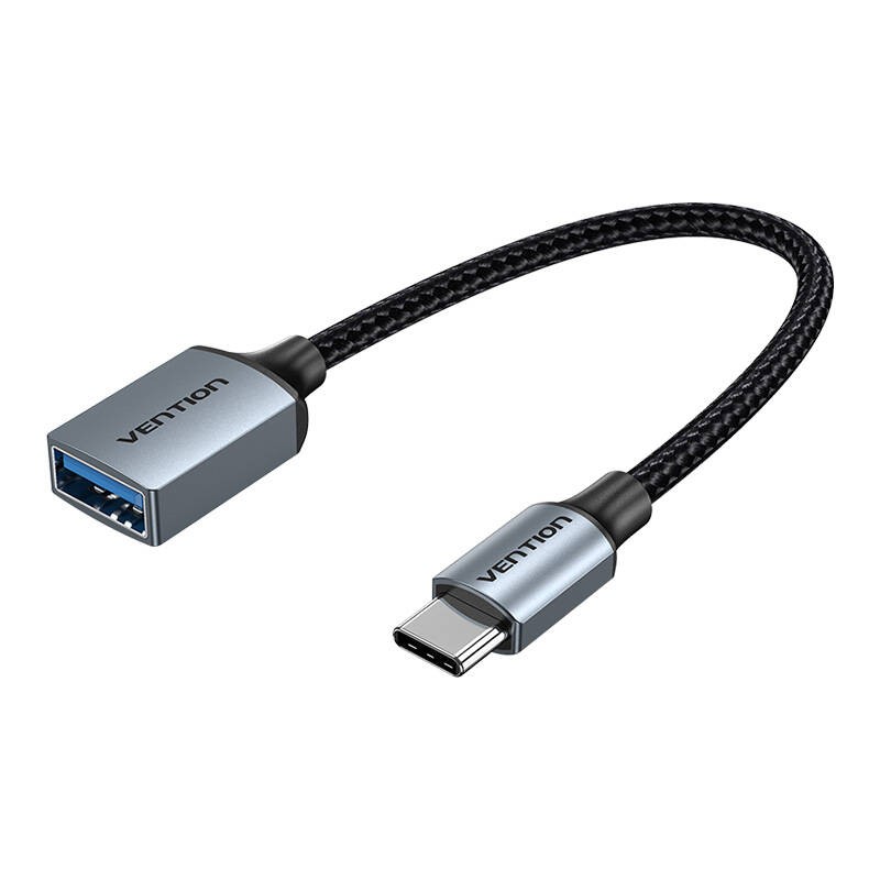 USB 3.0 Male to USB Female OTG Cable 0.15m Vention CCXHB (gray)