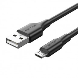 USB 2.0 Male to Micro-B Male 2A 1.5m Vention CTIBG (black)