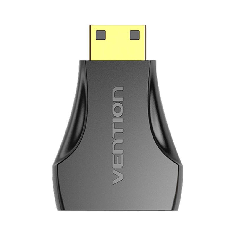 Female HDMI to Male Mini HDMI Adapter Vention AISB0 (Black)