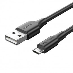 USB 2.0 Male to Micro-B Male 2A 3m Vention CTIBI (black)