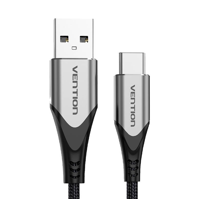 USB 2.0 A to USB-C 3A Cable Vention CODHG 1.5m Gray