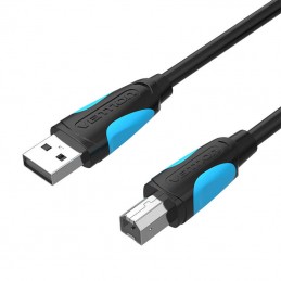 USB 2.0 A male to USB-B male printer cable Vention VAS-A16-B300 3m Black PVC