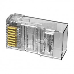 Modular RJ45 Cat.5E UTP Connector Vention IDBR0-50 Transparent Pack of 50