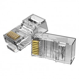 Modular RJ45 Cat.6 UTP Connector Vention IDDR0-50 Transparent Pack of 50