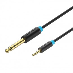 Vention BABBG 3.5mm TRS Male to 6.35mm Male Audio Cable 1.5m Black