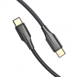 USB-C 2.0 to USB-C 3A Cable Vention TAUBH 2m Black LED