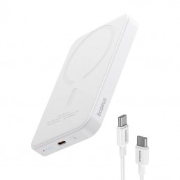 Magnetic Mini Powerbank Baseus 5000mAh 20W (white)