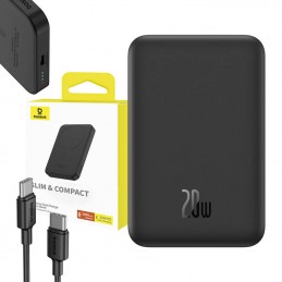 Magnetic Mini Powerbank Baseus 5000mAh 20W (black)