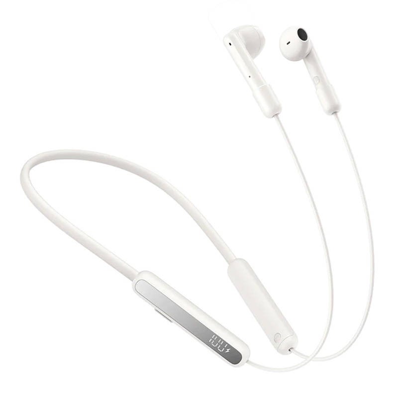 Magnetic Wireless Neckband Headphones, Joyroom JR-DS1, (White)