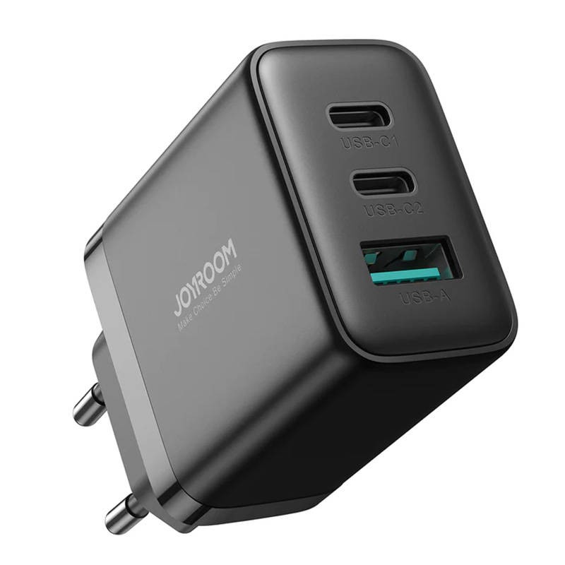 Fast Charger JR-TCF10 (EU), 32W 2C1A (Black)